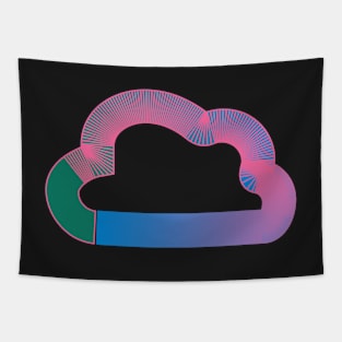 Graphic cloud Tapestry