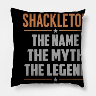 SHACKLETON The Name The Myth The Legend Pillow