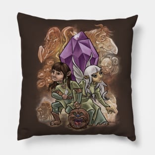 dark crystal Pillow