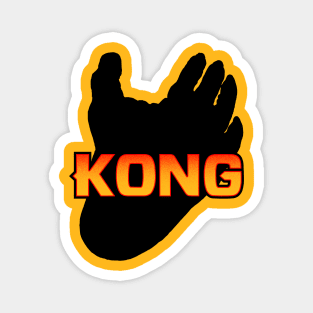 KONG FOOT & TEXT Magnet