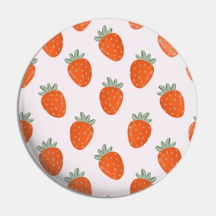 Kawaii Strawberry Pattern Pin