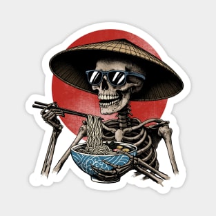 Eternal Noodle Feast: Skele-Ramen Delight Magnet