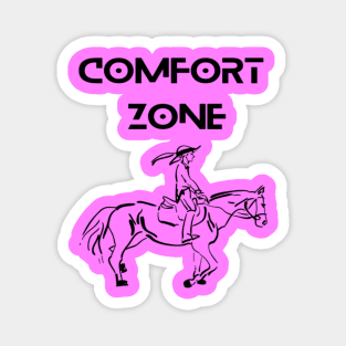 Horse with Lady - Comfort Zone Magnet