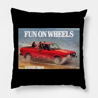 SUBARU BRAT- FUN ON WHEELS Pillow