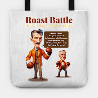 Roast Battle Tesla on Edison Tote