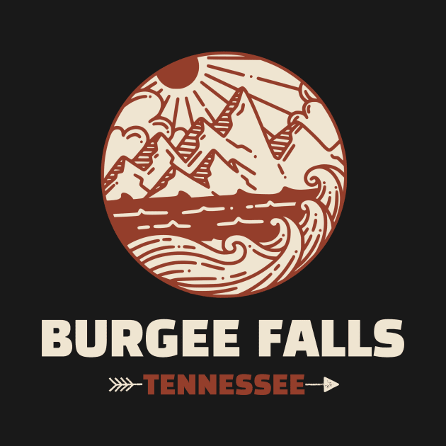 Retro Burgee Falls by Insert Place Here