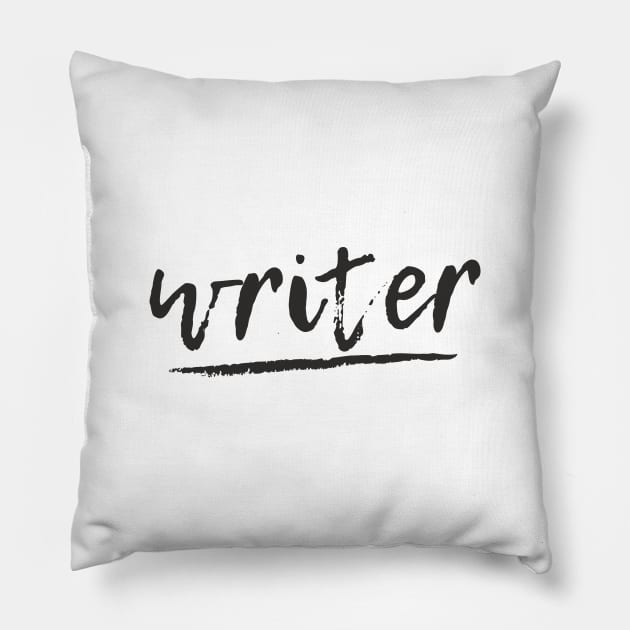 Writer Pillow by The Writers Society