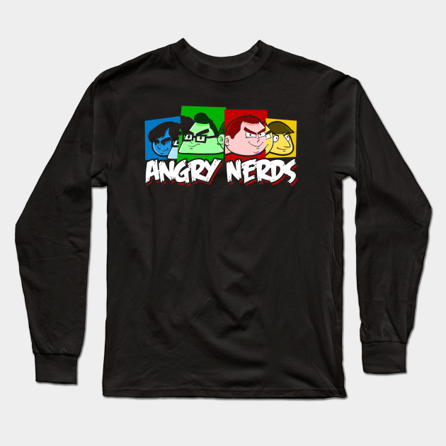 Angry Nerds - Nerd - Long Sleeve T-Shirt