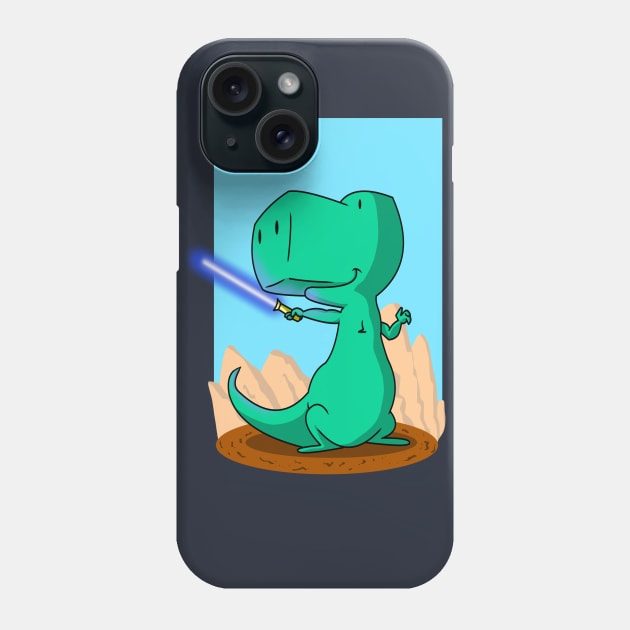 dinosaber Phone Case by Dansologalleries