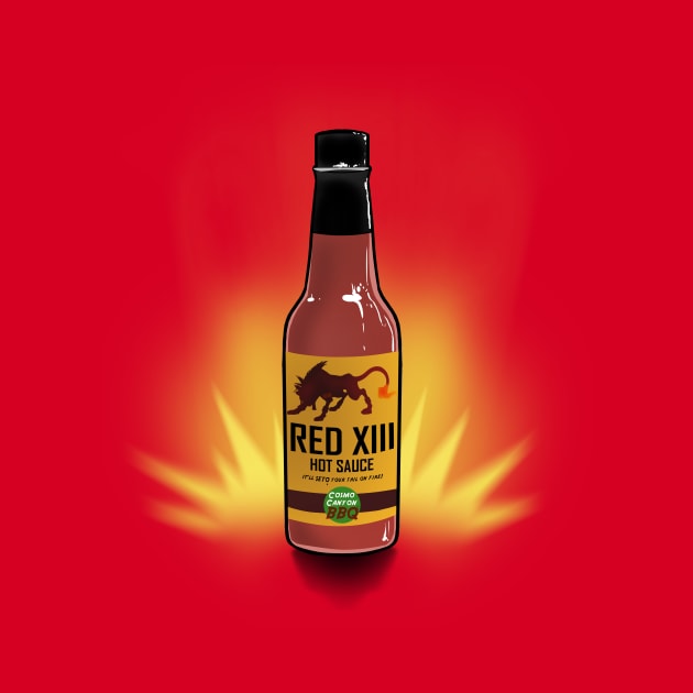 Red XIII Hot Sauce by azureaerrow