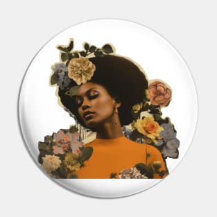 Divine Feminine Energy Woman Art Pin