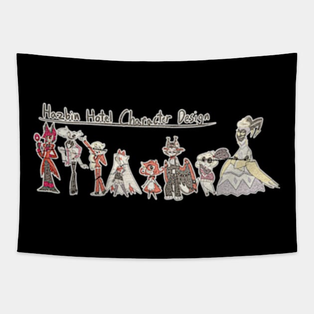 Hazbin Hotel Tapestry by ahmadist