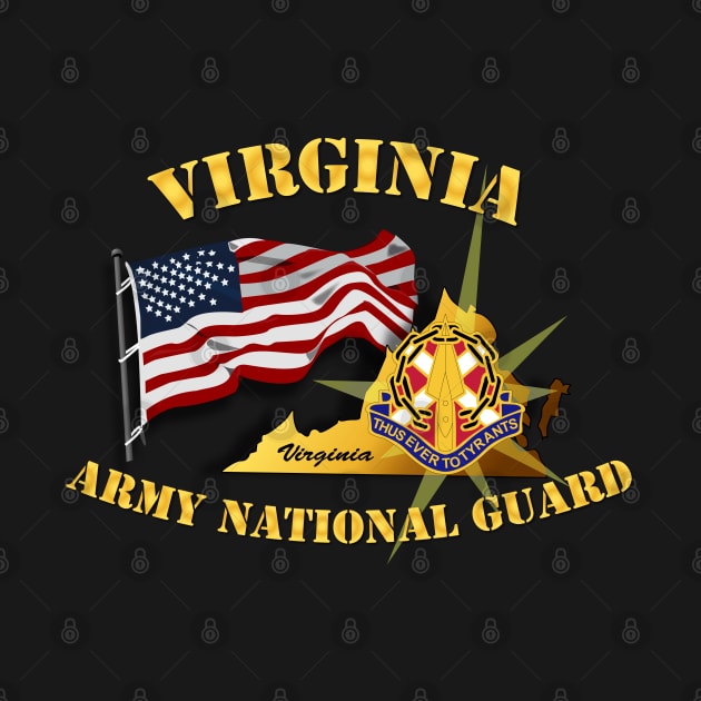 Virginia - ARNG w Flag by twix123844