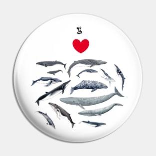 I love whales Pin