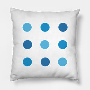 Blue fashion dots Pillow