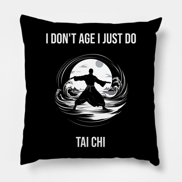 Tai Chi, Tai Chi Lover Gift, Martial Artist, Tai Chi Gift, Tai Chi Teacher, Chinese Martial Arts Pillow by VibrantCraftsCo