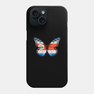 Costa Rican Flag  Butterfly - Gift for Costa Rican From Costa Rica Phone Case