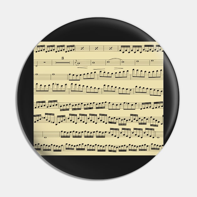 music notes - sheet music black on beige Pin by kobyakov