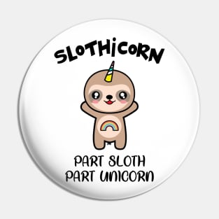 Slothicorn Pin