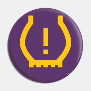 Geo3Doodles Tyre Warning Pin