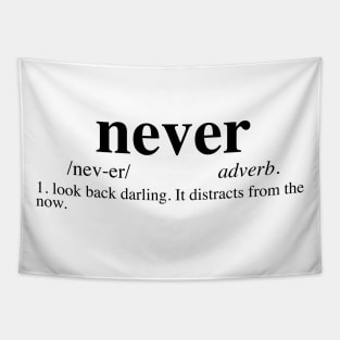 Never Look Back - Dictionary - Edna Mode Tapestry