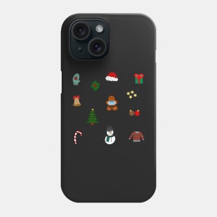 Christmas Doodles Sticker Pack Phone Case