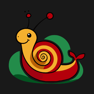 Whimsical Snail Adventure T-Shirt