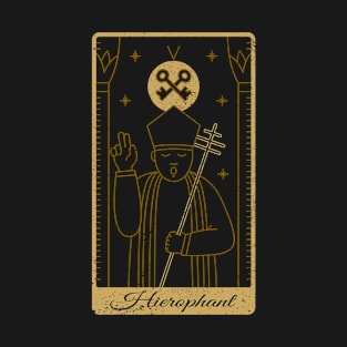 Tarot Card - Hierophant - Occult Gothic Halloween T-Shirt