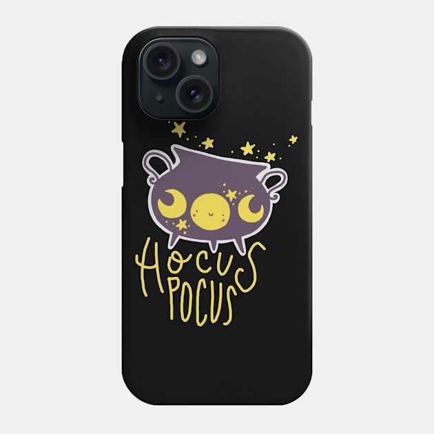 hocus pocus cauldron Phone Case by violinoviola