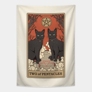 Two of Pentacles Tapestry