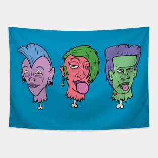 Punk Monsters Tapestry