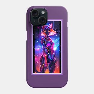 Anime Sci-Fi Cat Girl | Quality Anime Girl Artwork | Manga Girl Anime Art Phone Case