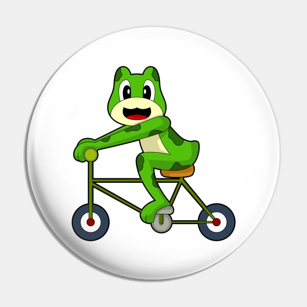 Frog Bicycle Pin by Markus Schnabel