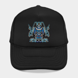 Angry Robot Neon Blue Hat