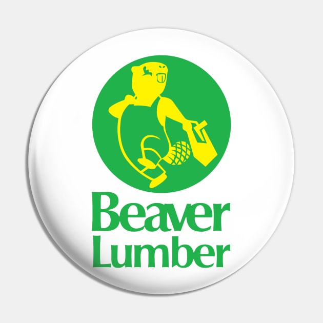 Beaver Lumber Pin by INLE Designs