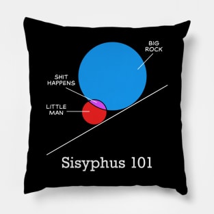 Sisyphus 101 - dark Pillow