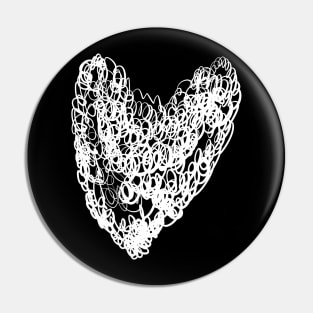 Scribble Love Pin