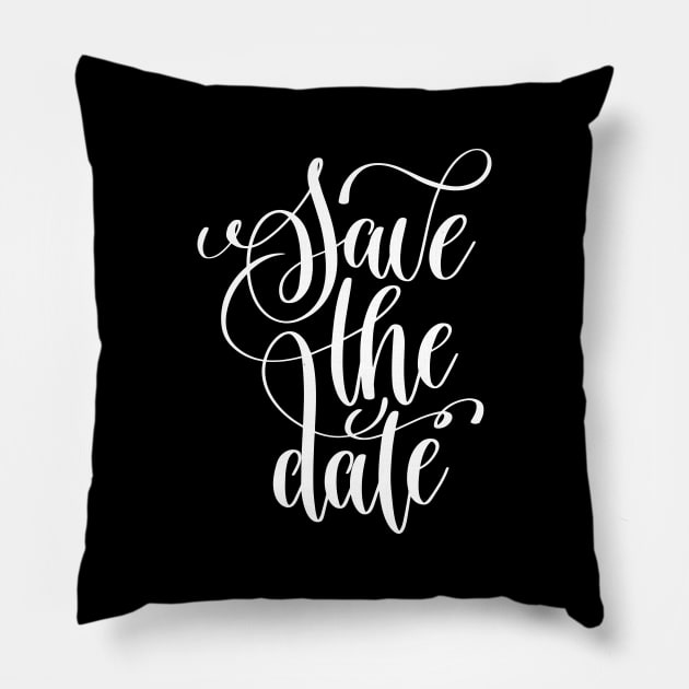 Save The Date Pillow by ProjectX23Red