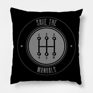 Save the Manuals Porsche 911 GT3 Car Pillow