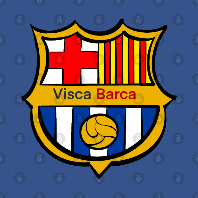 Visca Barca by Andrea Ruiz Designs