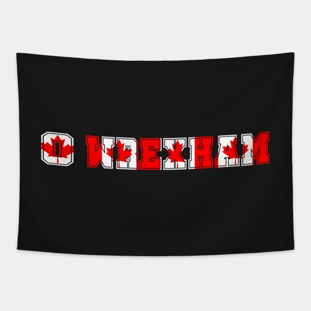 O WREXHAM CANADA FLAG 2 Tapestry by MarniD9