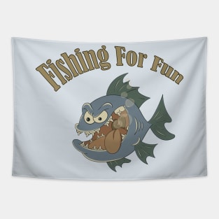 Toothy fish Tapestry