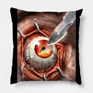 Eye Scalpel Nightmare Pillow