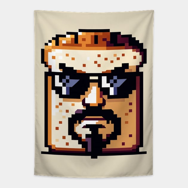 Bread Baking Rebel Tapestry by Pixel Punkster