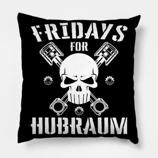 Fridays For Engine Tuning Mechanics Pillow