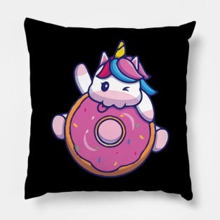 cat unicorn so cute face mask Pillow