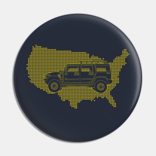 Overland Ultimo America, Gold Pin