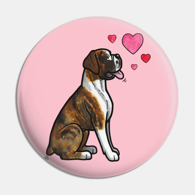 Boxer dog love (brindle) Pin by animalartbyjess