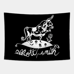 Elliott Smith x Ferdinand the Bull (White Ink) Tapestry