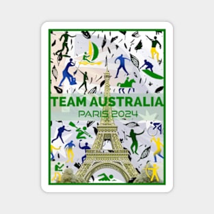 Team Australia - Paris 2024 Magnet